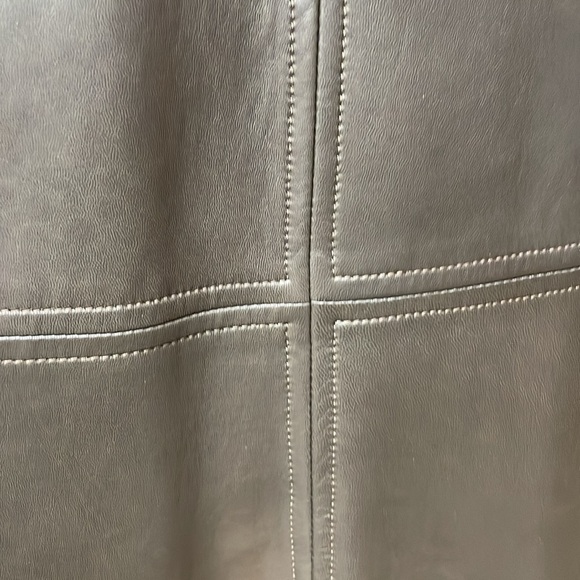 Vintage Christian Dior full length leather coat - Picture 3 of 8